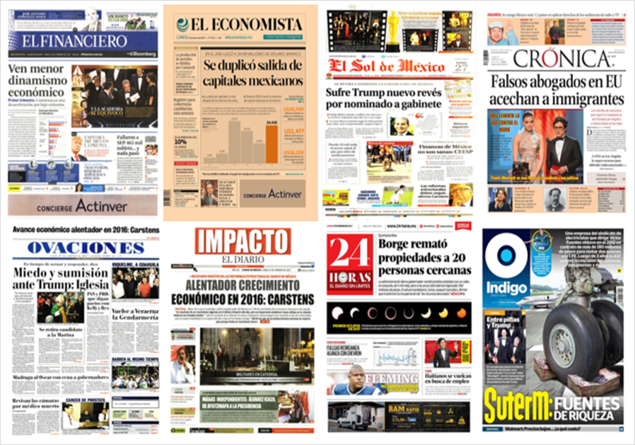 Los Óscar y Trump en primeras planas de México y el mundo - portadas-27-feb1
