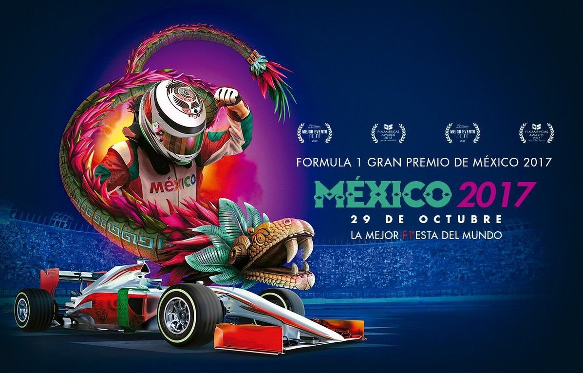Revelan póster del Gran Premio de México 2017