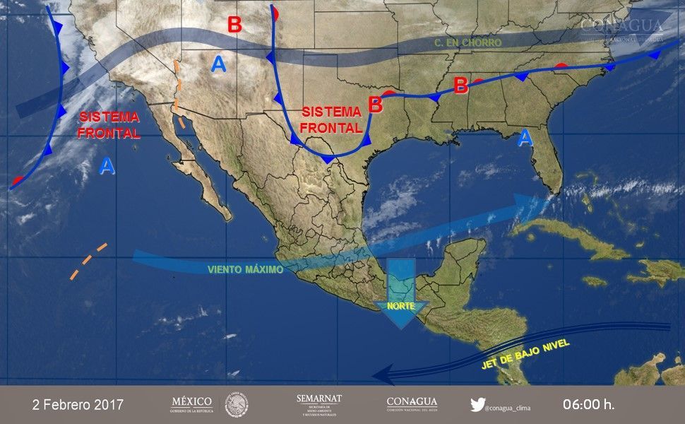 Continuará el aumento de temperaturas en gran parte de México - pronostico-0202-2