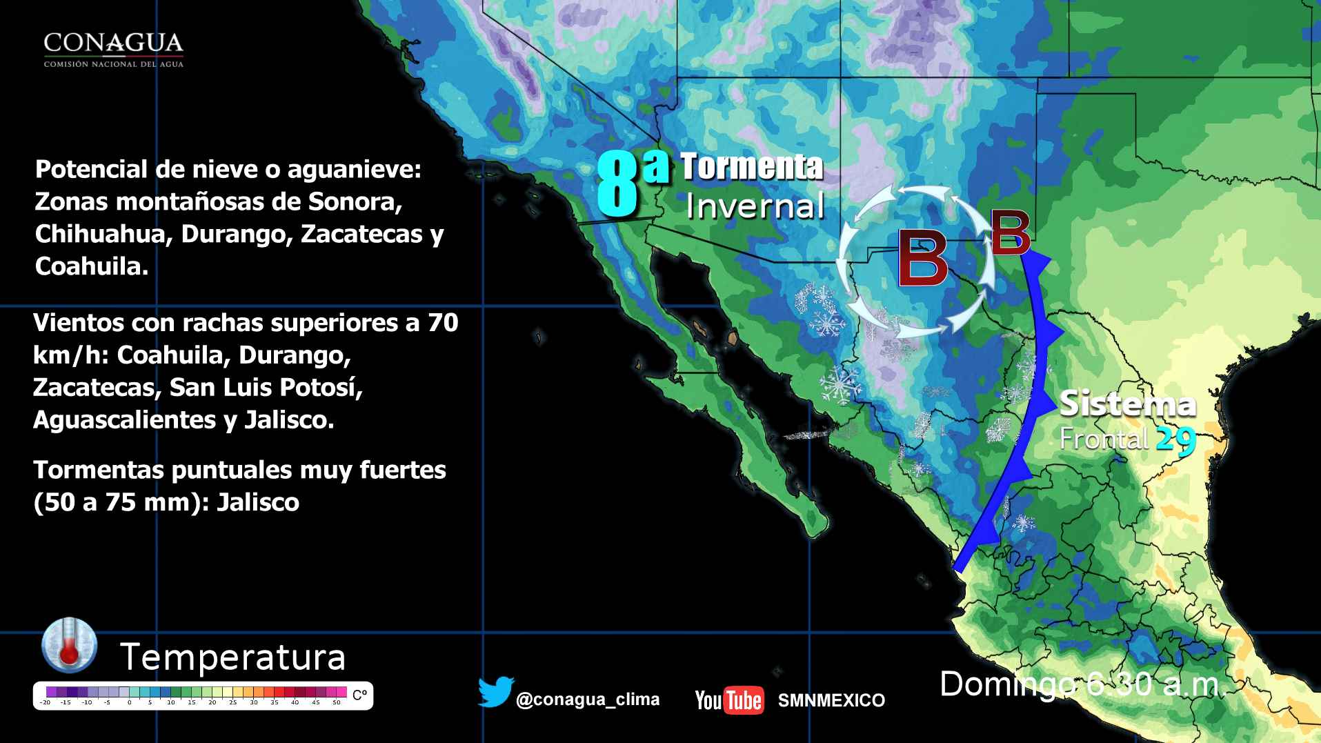 Predominará el ambiente frío en la mayor parte del país - pronostico-1902
