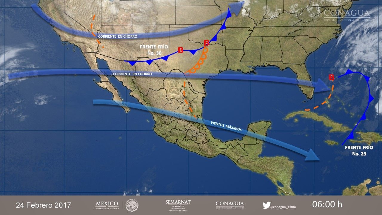 Prevalecerá un ambiente estable en gran parte de México - pronostico-2402-2