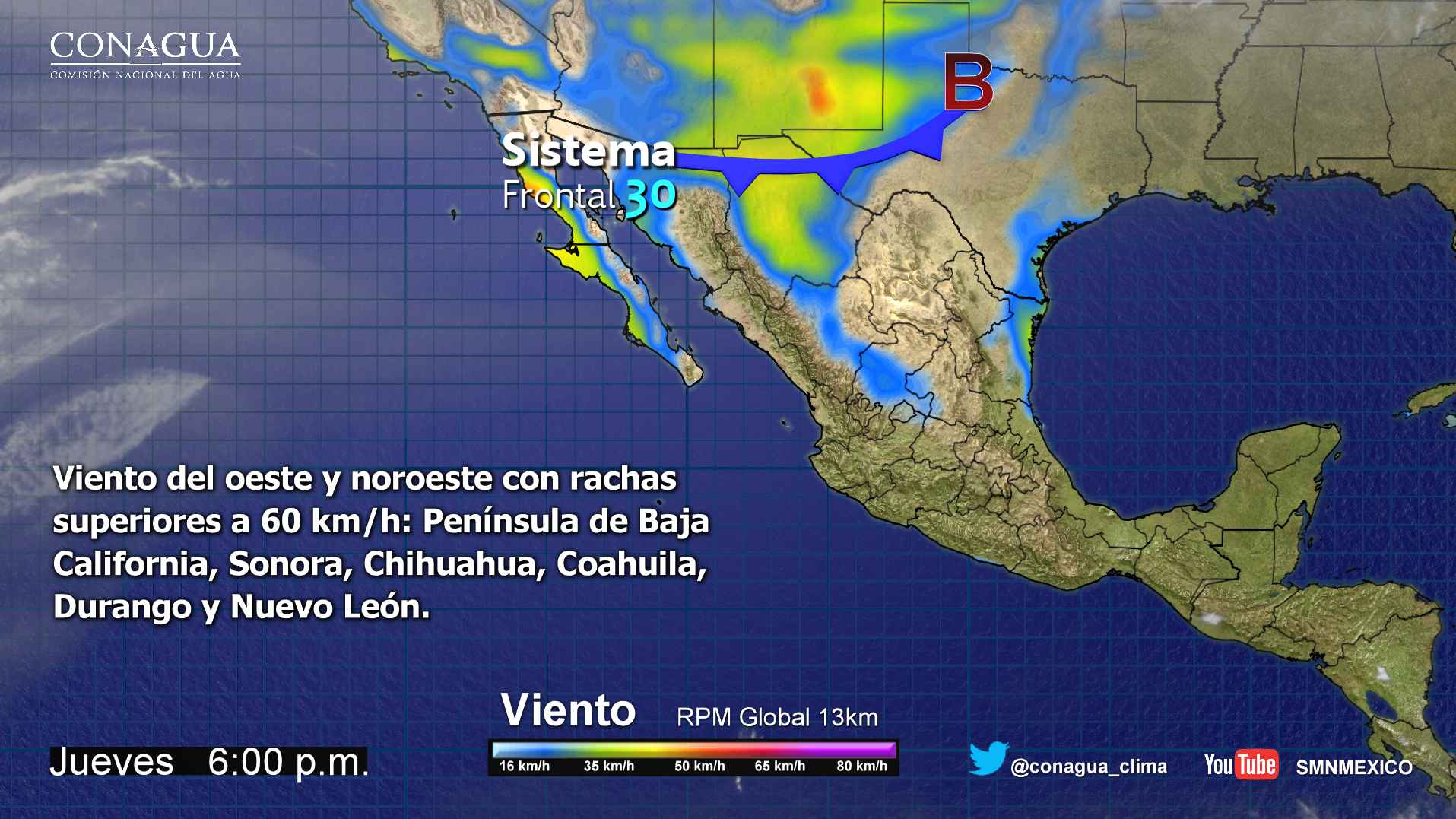 Prevalecerá un ambiente estable en gran parte de México - pronostico-2402