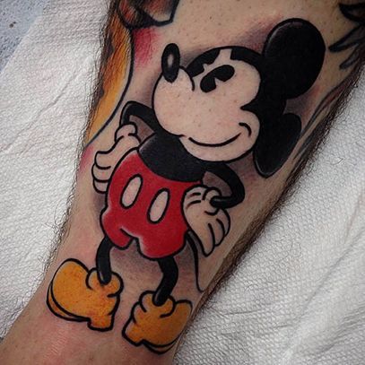 Cinco razones por las que se tatúan las personas - tatuaje-mickey