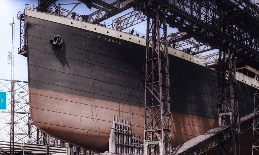 Dan a conocer fotos a color del Titanic - titanic-Thomas-Schmid