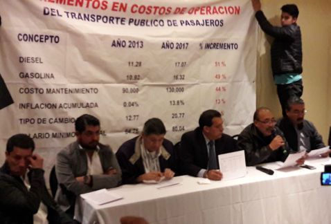 Transportistas capitalinos piden aumento a las tarifas - transporte-público