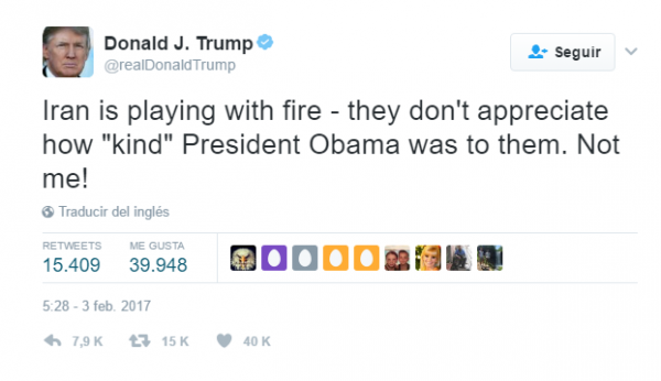 Irán responde a Trump por lanzamiento de misiles - trump-1