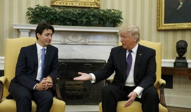 Trudeau visita a Trump en la Casa Blanca - trump-Trudeau-reuters