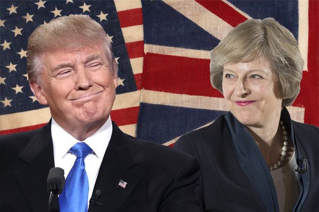Theresa May critica prohibición de refugiados de Trump
