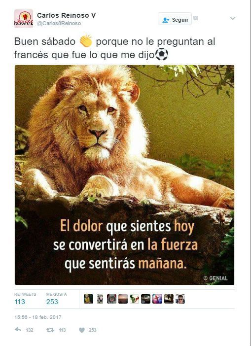 Gignac manda mensaje a Fidel Kuri y Carlos Reinoso - tuit-reinoso-post