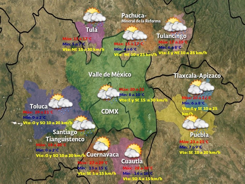 Frente frío 26 provocará decenso de temperaturas en el noreste del país - vdm0302