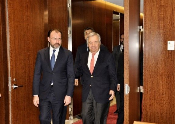La ONU estará atenta a relación México-EE.UU. - videgaray-I