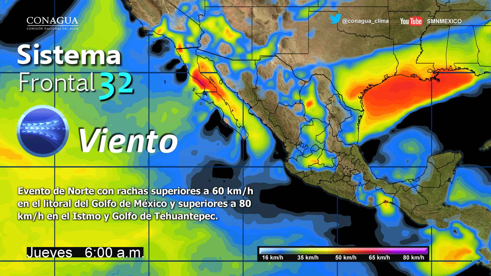 Tormentas fuertes afectarán a Puebla, Veracruz y Oaxaca - 0203-2