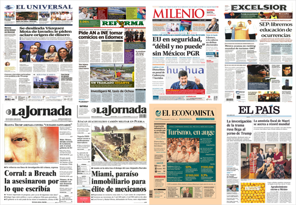 El turismo y Josefina Vázquez Mota en las portadas del martes - 1-3