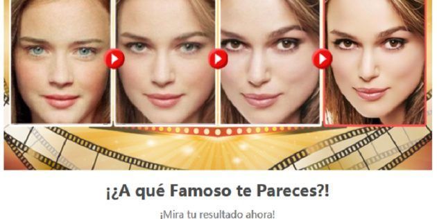 Los datos que el juego ‘A qué famoso te pareces’ obtiene de sus participantes