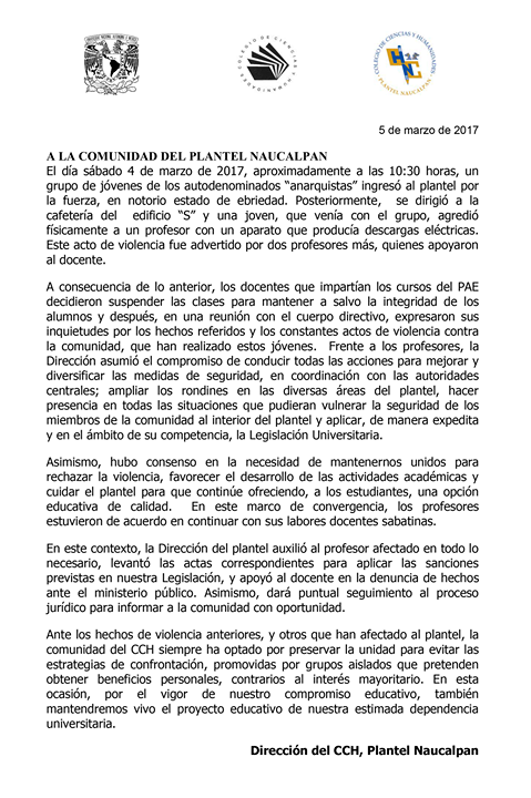 Electrocutan a profesor de CCH - 17038949_1607115715971841_3186796067691583939_o