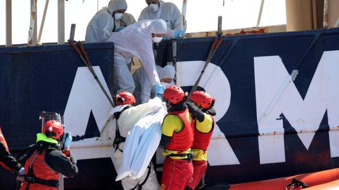 Naufragio en el Mediterráneo probablemente dejó más de 240 migrantes muertos