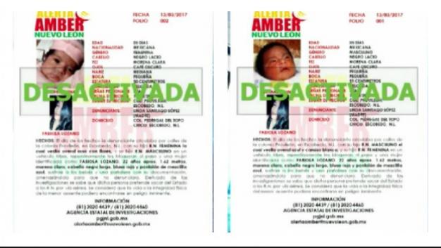 Detienen a pareja que inventó secuestro de bebés en Nuevo León