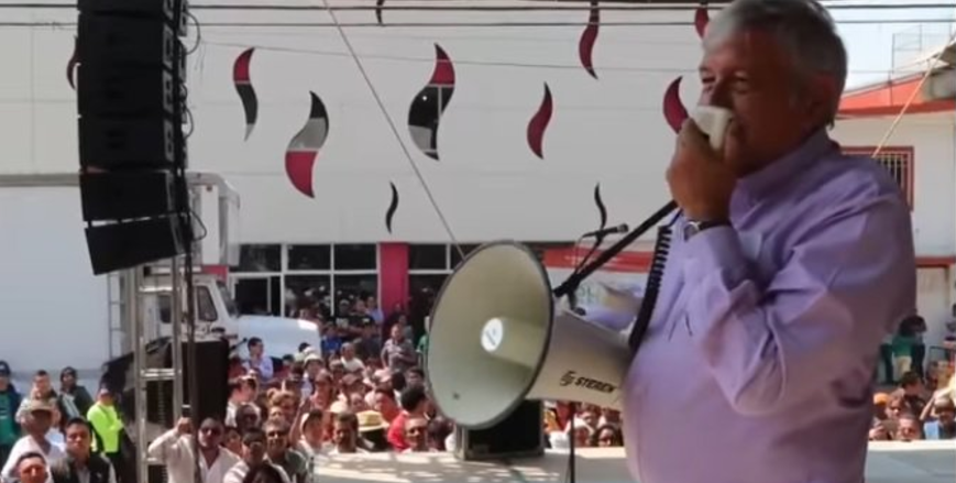 Cortan electricidad durante mitin de AMLO en Ixtapaluca