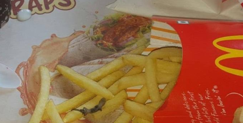 Encuentran presunta lagartija muerta en papas de McDonald’s India