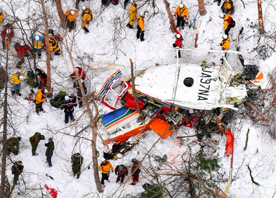 Accidente aéreo en Japón deja nueve muertos