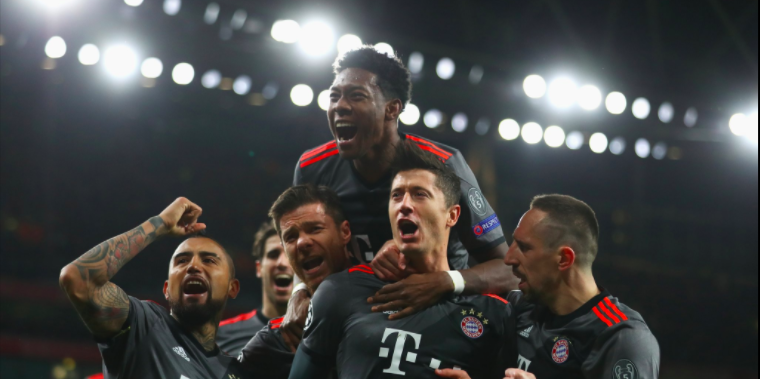 Bayern Munich se burla del Arsenal en Twitter