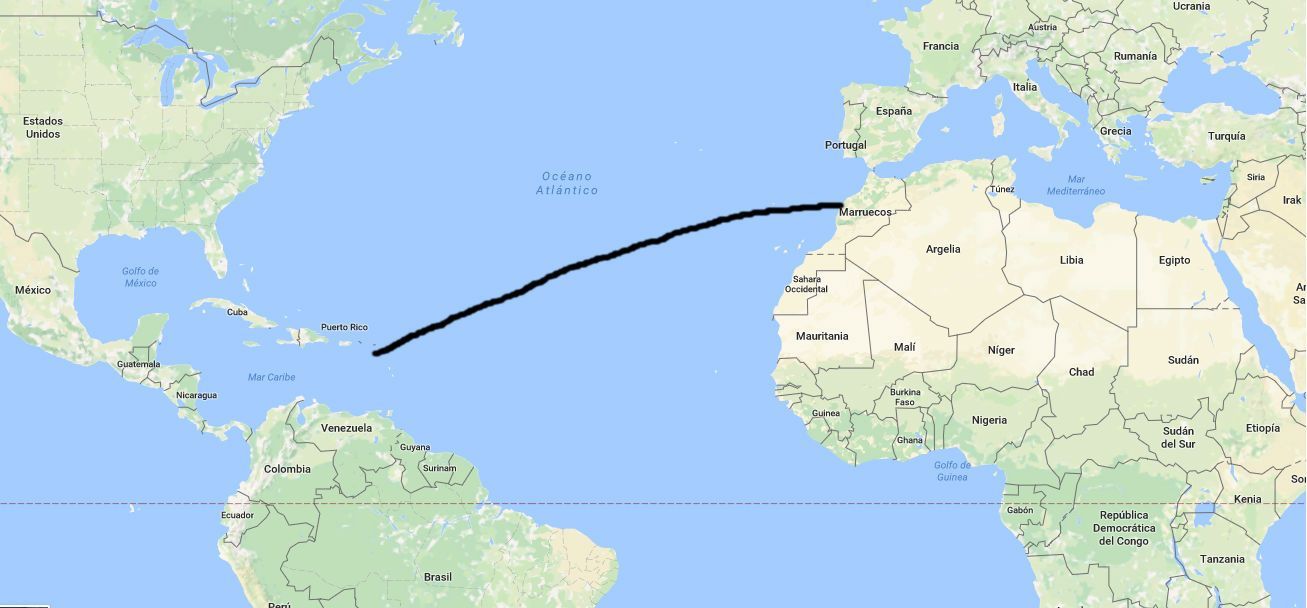 Por primera vez hombre cruza el Atlántico con la ayuda de un remo - Captura-de-pantalla-2017-03-09-a-las-14