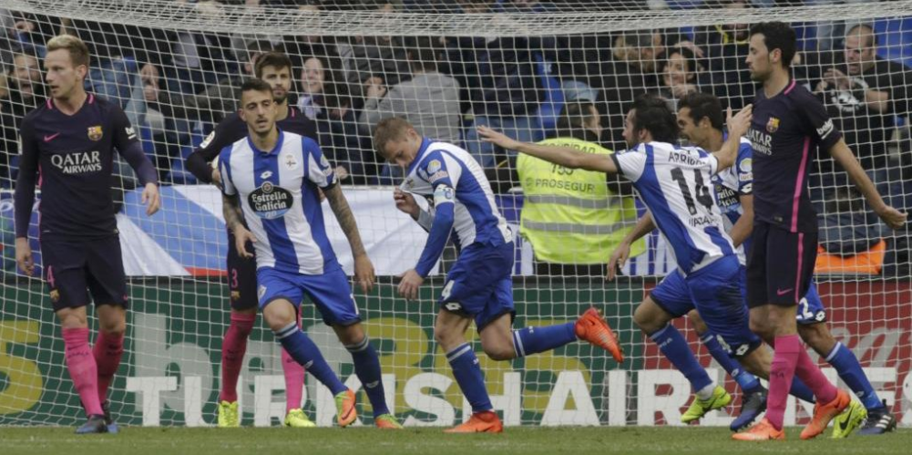 Barcelona no pudo contra el Deportivo