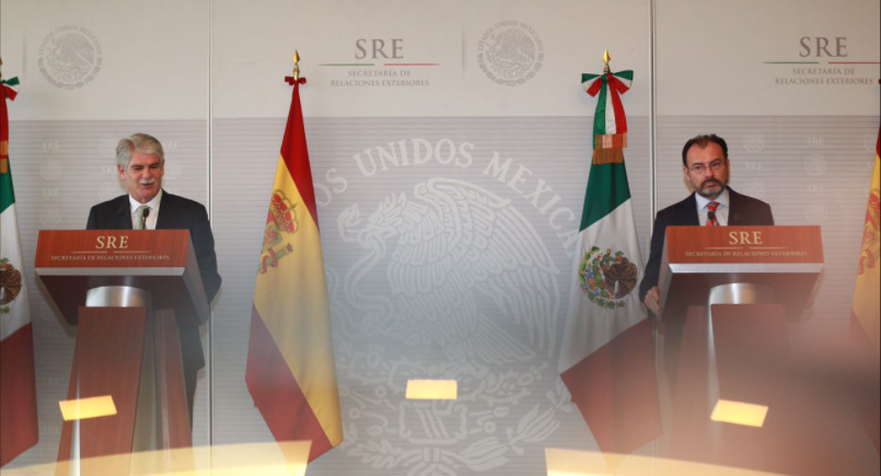 España a la orden de México para apoyarlo frente a Trump: canciller español