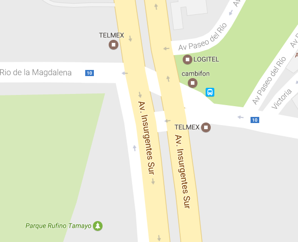 Patrulla choca contra poste entre Insurgentes y Eje 10 - Captura-de-pantalla-2017-03-23-a-las-12.02.01