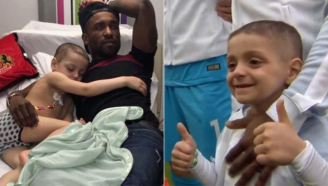 #Video La amistad de Defoe con un niño con cáncer terminal conmovió a Wembley - Captura-de-pantalla-2017-03-27-a-las-14.46.41