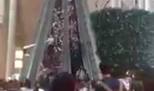 #Video Escalera eléctrica cambia de sentido y deja 18 heridos en China