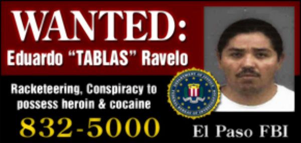 FBI lanza campaña para detener a fugitivo mexicano - Eduardo-“El-Tablas”-Ravelo
