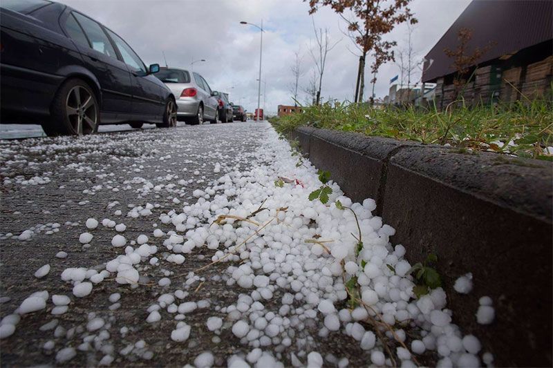 Se espera caída de granizo en gran parte de México