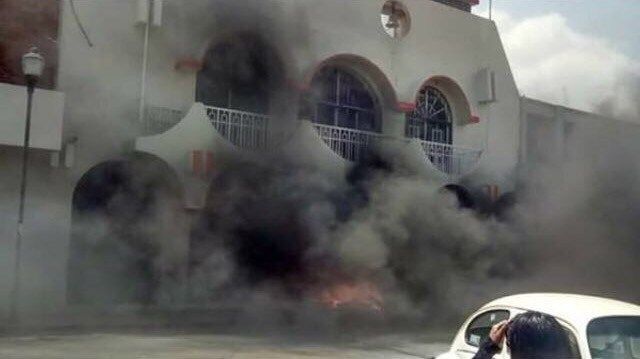Vandalizan alcaldía de Chiapas en protesta por falta de agua
