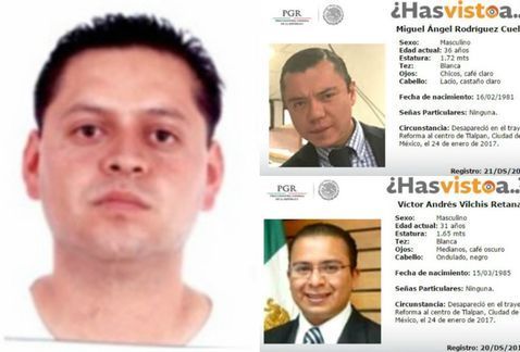 Desaparecen dos agentes de la PGR y un elemento de la PF