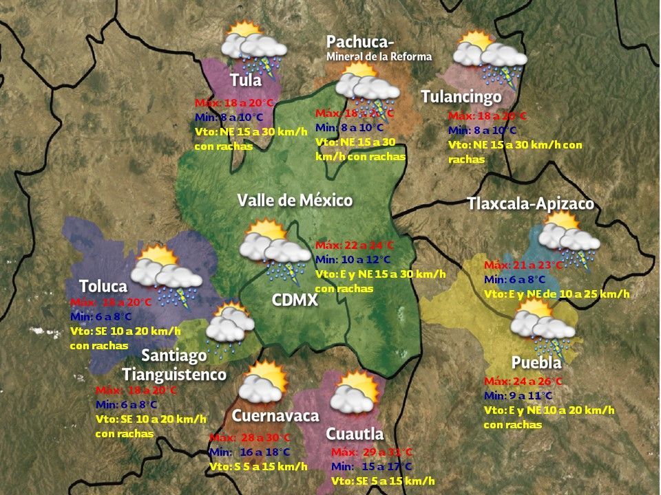 Frente frío 33 generará vientos fuertes en el norte del país - VDM-0803