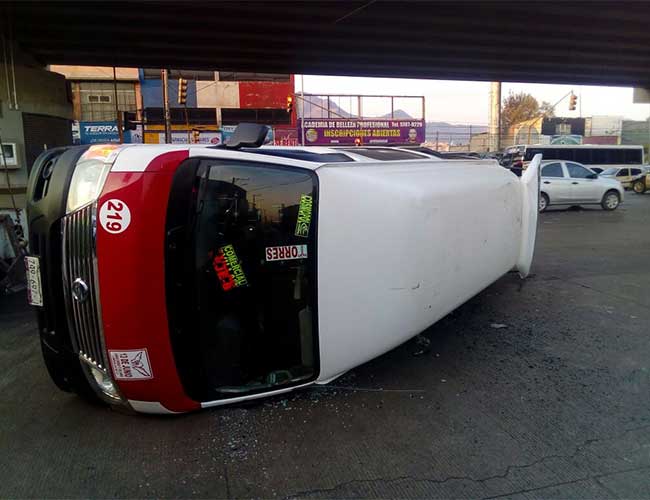 Volcadura deja 10 lesionados en el Estado de México - accidente-lopez-portillo-2