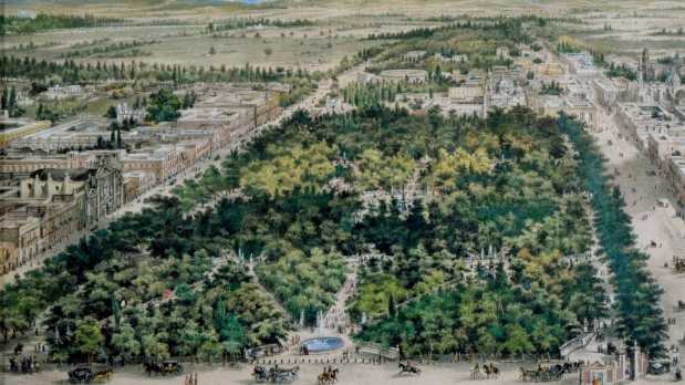 El origen del primer parque de América - alameda-central-2