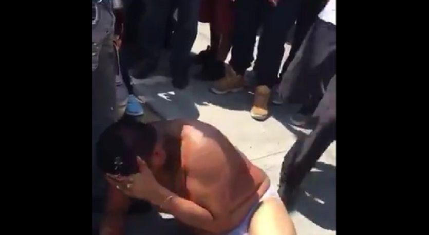 #Video Golpean a presunto asaltante en Iztapalapa