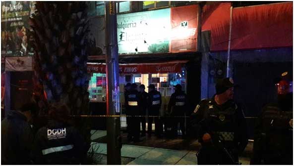 Balacera deja un muerto y dos lesionados en la Zona Rosa