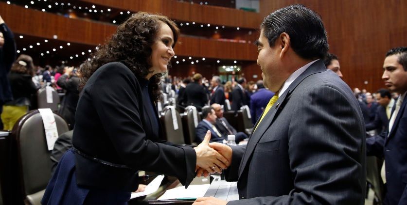 Padierna y Barbosa se declaran coordinadores del PRD en el Senado