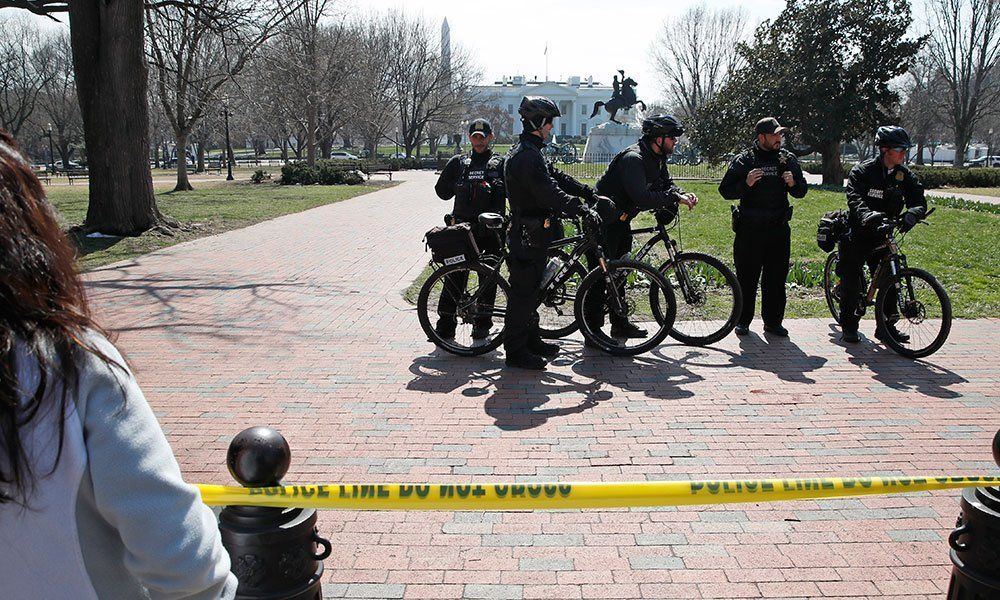 Detienen a conductor sospechoso cerca de la Casa Blanca