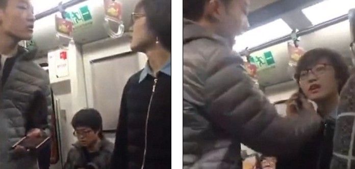 Video: hombre agrede a mujeres en metro de Beijing