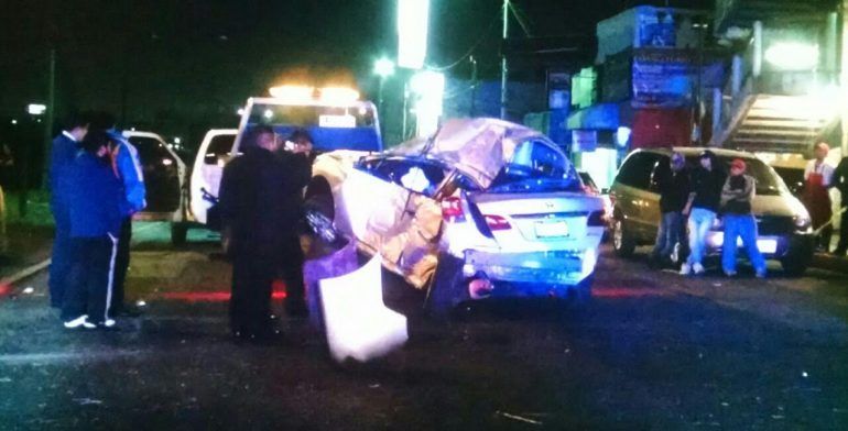 Choque deja dos muertos en Ecatepec