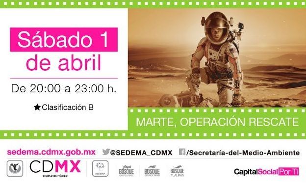 Ofrecerán cine al aire libre en bosques de la Ciudad de México