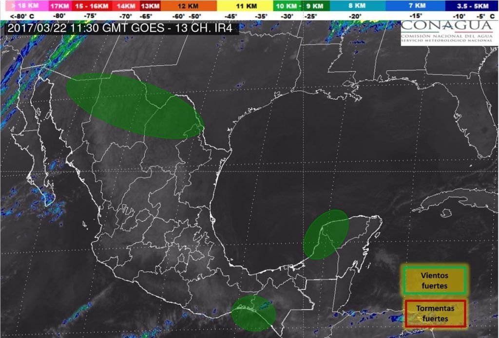 Prevén ambiente caluroso en gran parte del país - clima-22-marzo-1024x694