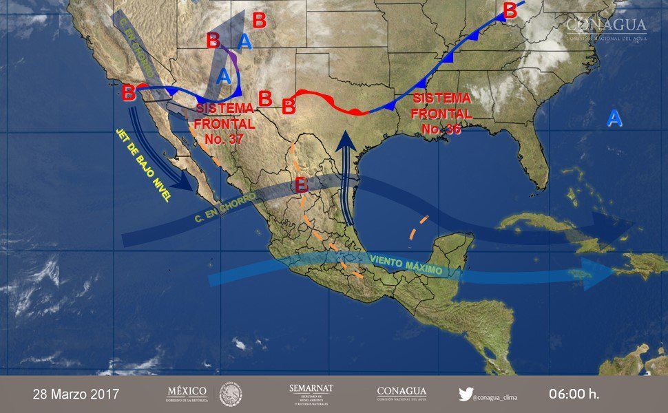 Prevalecerá ambiente caluroso en la mayoría del país - clima-28-marzo
