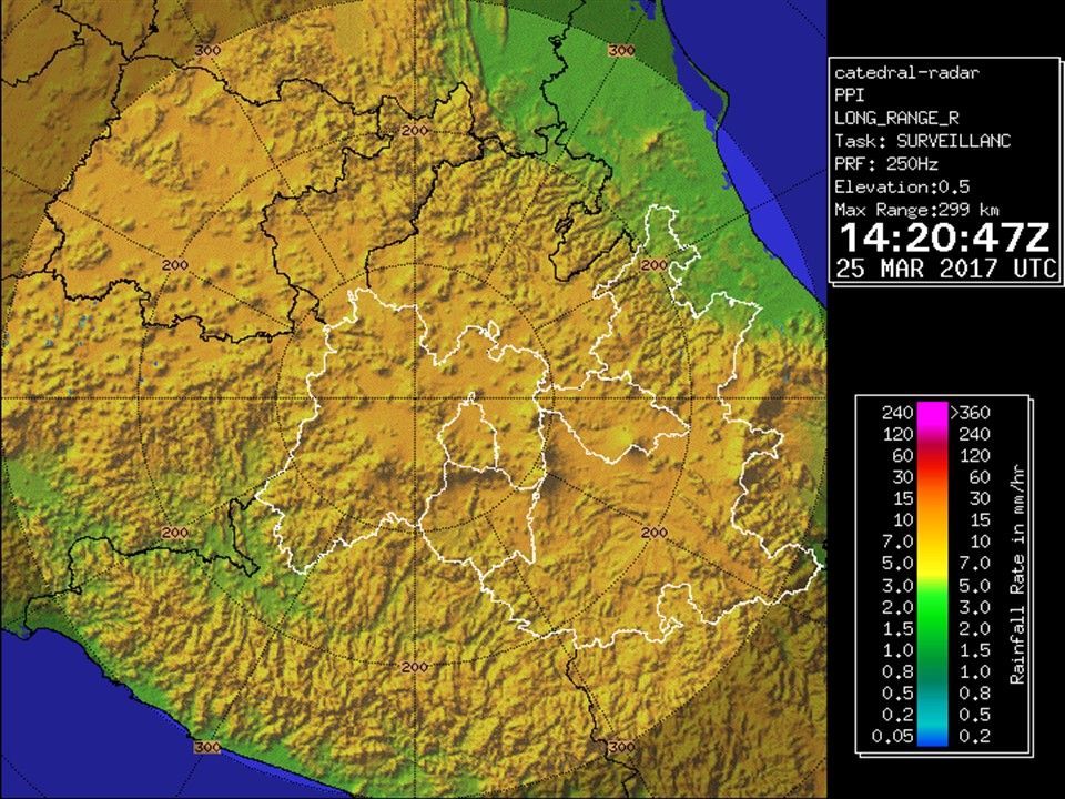 Pronostican lluvia y posible caída de granizo en el Valle de México - clima-valle-25-marzo