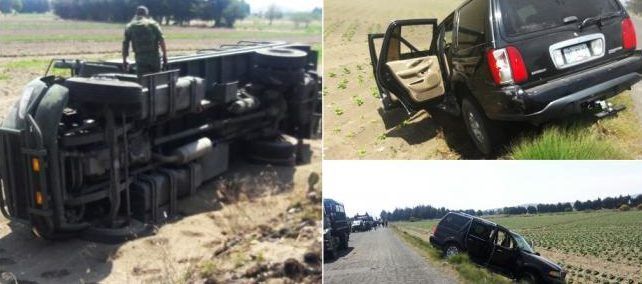 Volcadura no fue por enfrentamiento con huachicoleros: SSP