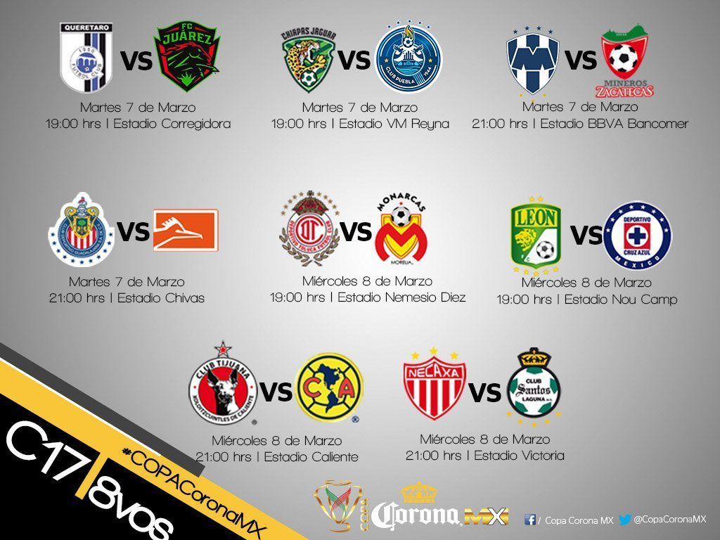 Definen los horarios de octavos de final de la Copa MX - copa-mx-1-1024x768